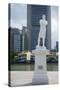 Statue of Sir Stamford Raffles by Boat Quay, Singapore, Southeast Asia, Asia-Fraser Hall-Stretched Canvas