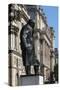 Statue of Sir Winston Churchill-James Emmerson-Stretched Canvas