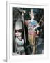 Statue of Soldier-null-Framed Giclee Print