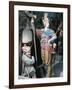 Statue of Soldier-null-Framed Giclee Print