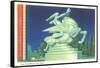 Statue of Speed, New York World's Fair, 1939-null-Framed Stretched Canvas