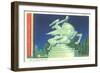 Statue of Speed, New York World's Fair, 1939-null-Framed Premium Giclee Print