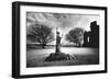 Statue of St Aiden, Lindisfarne Priory, Northumberland, England-Simon Marsden-Framed Giclee Print