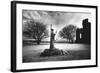 Statue of St Aiden, Lindisfarne Priory, Northumberland, England-Simon Marsden-Framed Giclee Print