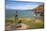 Statue of St. Carannog, Llangrannog Beach, Ceredigion (Cardigan), West Wales, Wales, UK-Billy Stock-Mounted Photographic Print