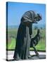 Statue of St. Francis of Assisi at the Viansa Winery, Sonoma County, California, USA-John Alves-Stretched Canvas