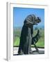 Statue of St. Francis of Assisi at the Viansa Winery, Sonoma County, California, USA-John Alves-Framed Premium Photographic Print