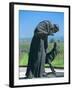 Statue of St. Francis of Assisi at the Viansa Winery, Sonoma County, California, USA-John Alves-Framed Premium Photographic Print
