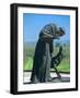 Statue of St. Francis of Assisi at the Viansa Winery, Sonoma County, California, USA-John Alves-Framed Photographic Print