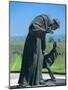 Statue of St. Francis of Assisi at the Viansa Winery, Sonoma County, California, USA-John Alves-Mounted Photographic Print