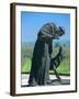 Statue of St. Francis of Assisi at the Viansa Winery, Sonoma County, California, USA-John Alves-Framed Photographic Print