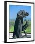 Statue of St. Francis of Assisi at the Viansa Winery, Sonoma County, California, USA-John Alves-Framed Photographic Print