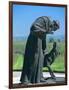 Statue of St. Francis of Assisi at the Viansa Winery, Sonoma County, California, USA-John Alves-Framed Photographic Print