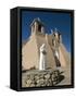 Statue of St. Francis of Assisi, Old Mission of St. Francis De Assisi, Built About 1710, Ranchos De-Richard Maschmeyer-Framed Stretched Canvas