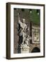 Statue of St John of Nepomuk, Main Courtyard of Sforza Castle, Milan, Lombardy, Italy-null-Framed Giclee Print