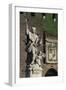 Statue of St John of Nepomuk, Main Courtyard of Sforza Castle, Milan, Lombardy, Italy-null-Framed Giclee Print