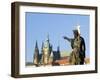 Statue of St. John the Baptist, Dating from 1857, on Charles Bridge, Prague, Czech Republic-Richard Nebesky-Framed Photographic Print