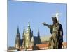 Statue of St. John the Baptist, Dating from 1857, on Charles Bridge, Prague, Czech Republic-Richard Nebesky-Mounted Photographic Print