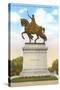 Statue of St. Louis, Forest Park, St. Louis, Missouri-null-Stretched Canvas