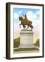 Statue of St. Louis, Forest Park, St. Louis, Missouri-null-Framed Art Print