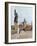 Statue of St. Lutgardis on the Charles Bridge, Prague, Illustration from "Stara Praha ," circa 1900-Vaclav Jansa-Framed Giclee Print