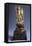 Statue of St Michael, Ivory, Italy-null-Framed Stretched Canvas