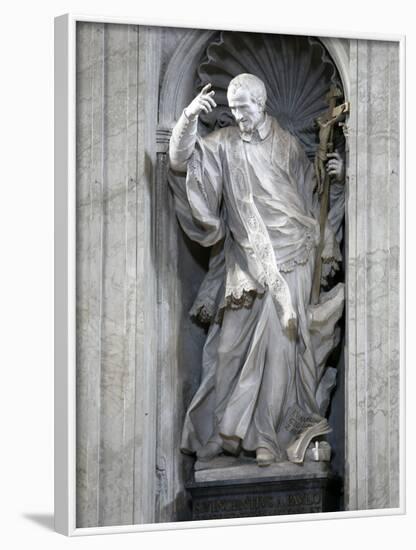 Statue of St. Paul in St. Peter's Basilica, Vatican, Rome, Lazio, Italy, Europe-Godong-Framed Photographic Print