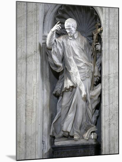 Statue of St. Paul in St. Peter's Basilica, Vatican, Rome, Lazio, Italy, Europe-Godong-Mounted Photographic Print