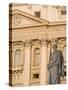 Statue of St. Paul, St. Peter's Basilica, Vatican, Rome, Lazio, Italy, Europe-Marco Cristofori-Stretched Canvas