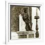 Statue of St Peter, St Peter's Basilica, Rome, Italy-Underwood & Underwood-Framed Photographic Print