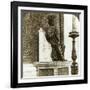 Statue of St Peter, St Peter's Basilica, Rome, Italy-Underwood & Underwood-Framed Photographic Print