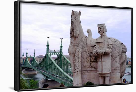 Statue of Stephen I of Hungary, Hungary-Carlo Morucchio-Framed Photographic Print