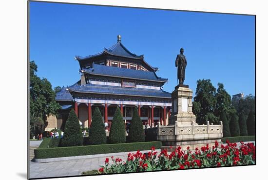 Statue of Sun Yat-Sen, Guangzhou-null-Mounted Giclee Print