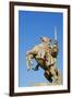 Statue of Svatopluk, Ruler of Moravia 869, Bratislava Castle, Bratislava, Slovakia, Europe-Christian Kober-Framed Photographic Print