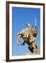 Statue of Svatopluk, Ruler of Moravia 869, Bratislava Castle, Bratislava, Slovakia, Europe-Christian Kober-Framed Photographic Print