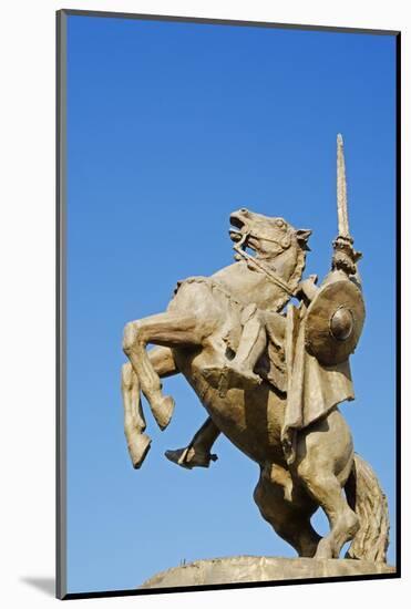 Statue of Svatopluk, Ruler of Moravia 869, Bratislava Castle, Bratislava, Slovakia, Europe-Christian Kober-Mounted Photographic Print