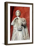 Statue of Thalia, Muse of Comedy-null-Framed Photographic Print