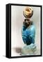 Statue of the Ancient Egyptian God Thoth in Baboon Form-null-Framed Stretched Canvas