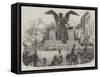 Statue of the Angel of Victory-null-Framed Stretched Canvas