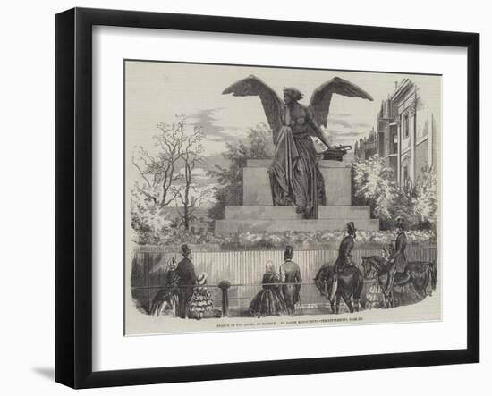 Statue of the Angel of Victory-null-Framed Giclee Print