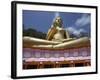 Statue of the Buddha at Wat Thepkachonchit, Phuket, Thailand, Southeast Asia-Joern Simensen-Framed Photographic Print