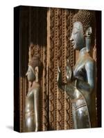 Statue of the Buddha, Haw Pha Kaeo, Vientiane, Laos, Indochina, Southeast Asia, Asia-null-Stretched Canvas