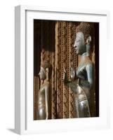 Statue of the Buddha, Haw Pha Kaeo, Vientiane, Laos, Indochina, Southeast Asia, Asia-null-Framed Photographic Print