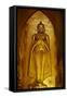 Statue of the Buddha, Patho Ananda Temple, Bagan (Pagan), Myanmar (Burma), Asia-Tuul-Framed Stretched Canvas