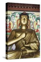 Statue of the Buddha, Pohyon Buddhist Temple, Democratic People's Republic of Korea, N. Korea-Gavin Hellier-Stretched Canvas