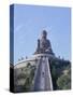 Statue of the Buddha, the Largest in Asia, Po Lin Monastery, Lantau Island, Hong Kong, China, Asia-Adina Tovy-Stretched Canvas