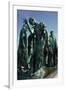 Statue of the Burghers of Calais, 19th century-Auguste Rodin-Framed Giclee Print