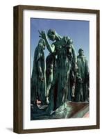 Statue of the Burghers of Calais, 19th century-Auguste Rodin-Framed Giclee Print