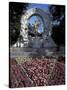 Statue of the Composer Johann Strauss on the Strauss Memorial, Vienna-Richard Nebesky-Stretched Canvas