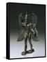 Statue of the Demon Pazuzu, Artefacts from Tell Sheikh Hamed, Syria-null-Framed Stretched Canvas